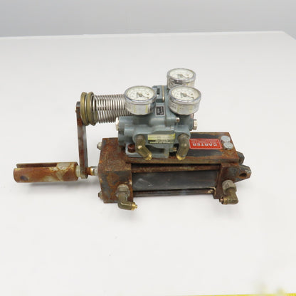 Carter Controls GNNA 2.5x4 4" Stroke Pneumatic Cylinder Valve Positioner