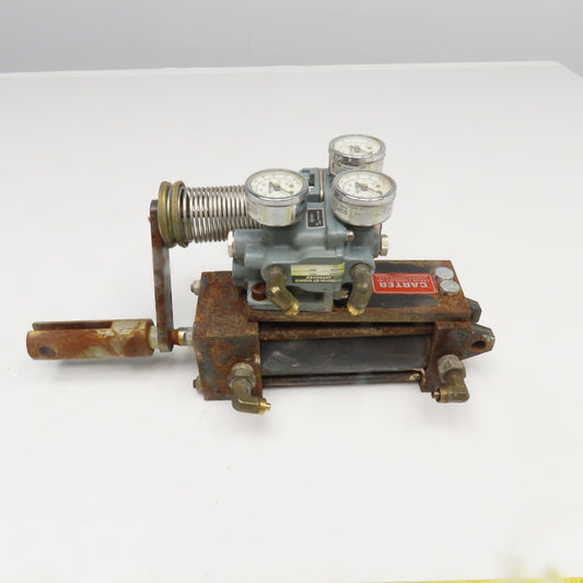 Carter Controls GNNA 2.5x4 4" Stroke Pneumatic Cylinder Valve Positioner