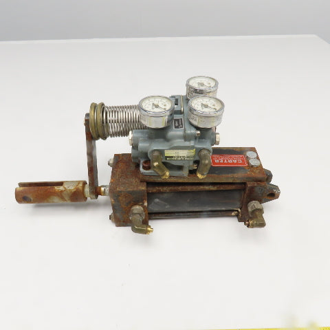 Carter Controls GNNA 2.5x4 4" Stroke Pneumatic Cylinder Valve Positioner