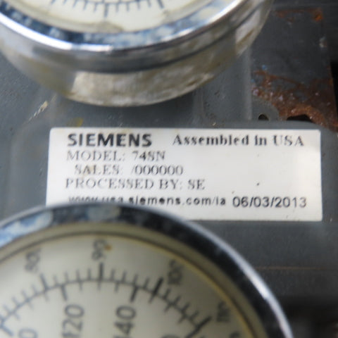 Carter Controls GNNA 2.5x4 4" Stroke Pneumatic Cylinder Valve Positioner