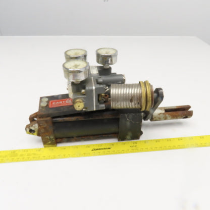 Carter Controls GNNA 2.5x4 4" Stroke Pneumatic Cylinder Valve Positioner
