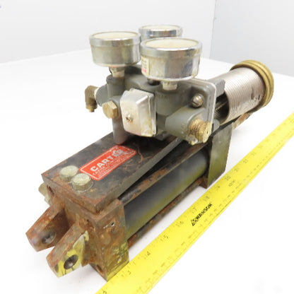Carter Controls GNNA 2.5x4 4" Stroke Pneumatic Cylinder Valve Positioner