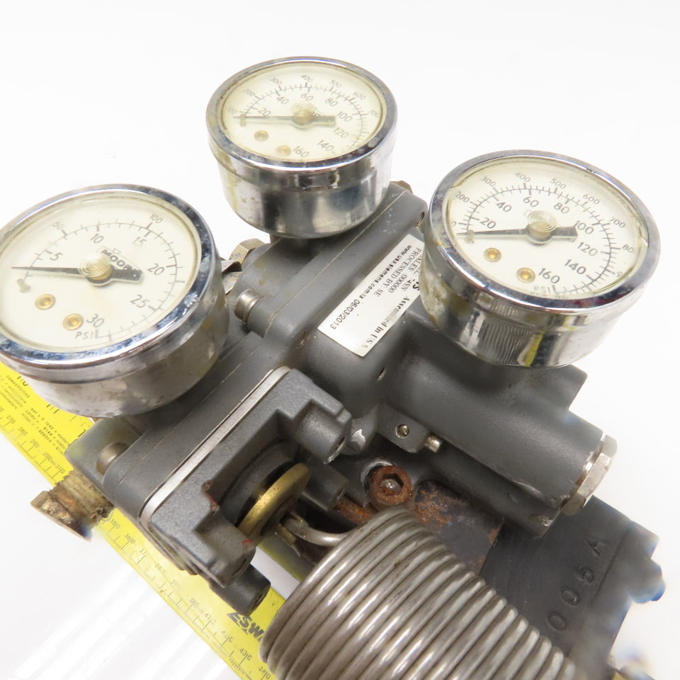 Carter Controls GNNA 2.5x4 4" Stroke Pneumatic Cylinder Valve Positioner