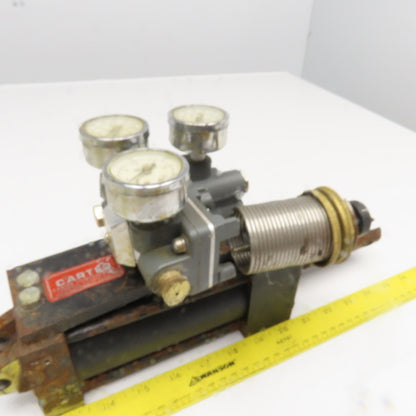 Carter Controls GNNA 2.5x4 4" Stroke Pneumatic Cylinder Valve Positioner
