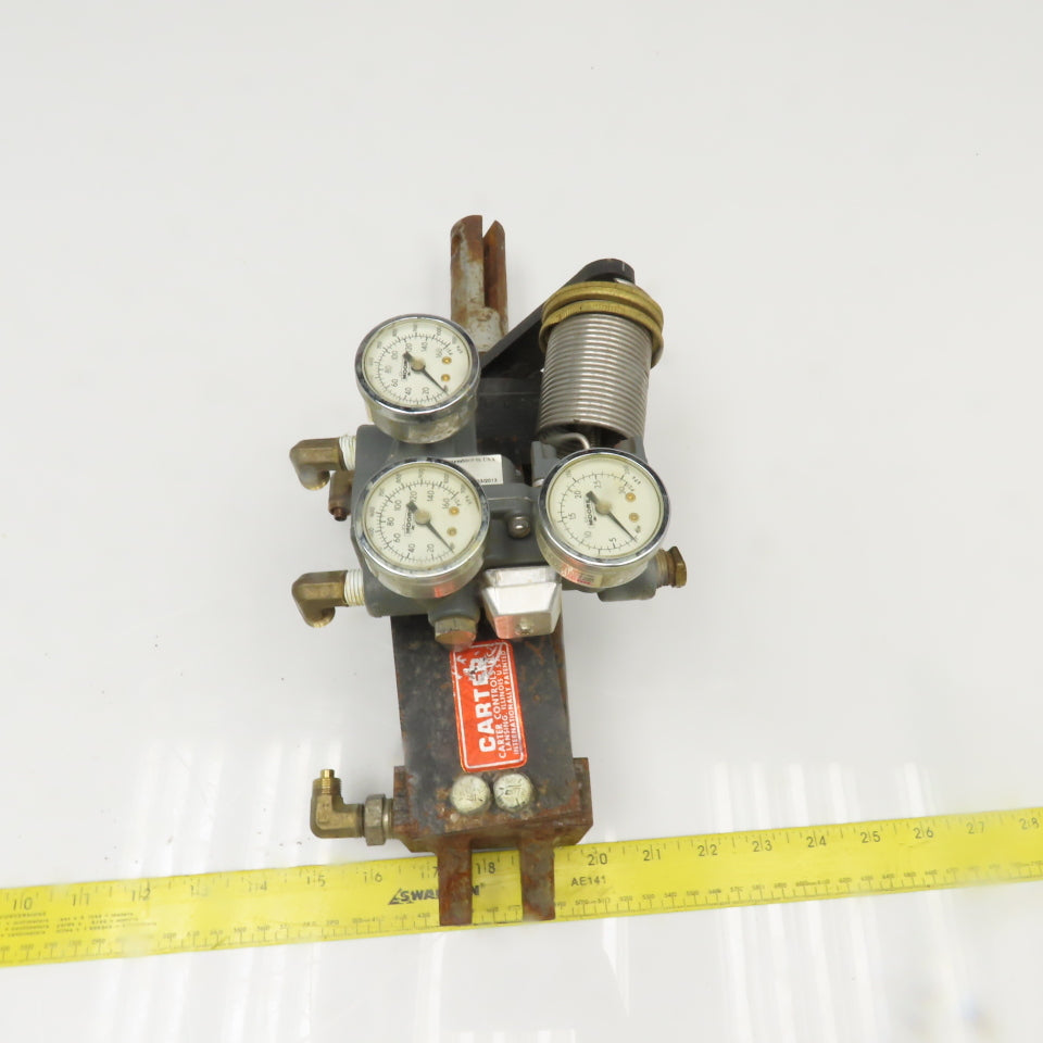Carter Controls GNNA 2.5x4 4" Stroke Pneumatic Cylinder Valve Positioner