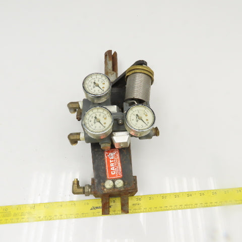 Carter Controls GNNA 2.5x4 4" Stroke Pneumatic Cylinder Valve Positioner