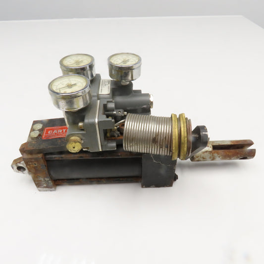 Carter Controls GNNA 2.5x4 4" Stroke Pneumatic Cylinder Valve Positioner