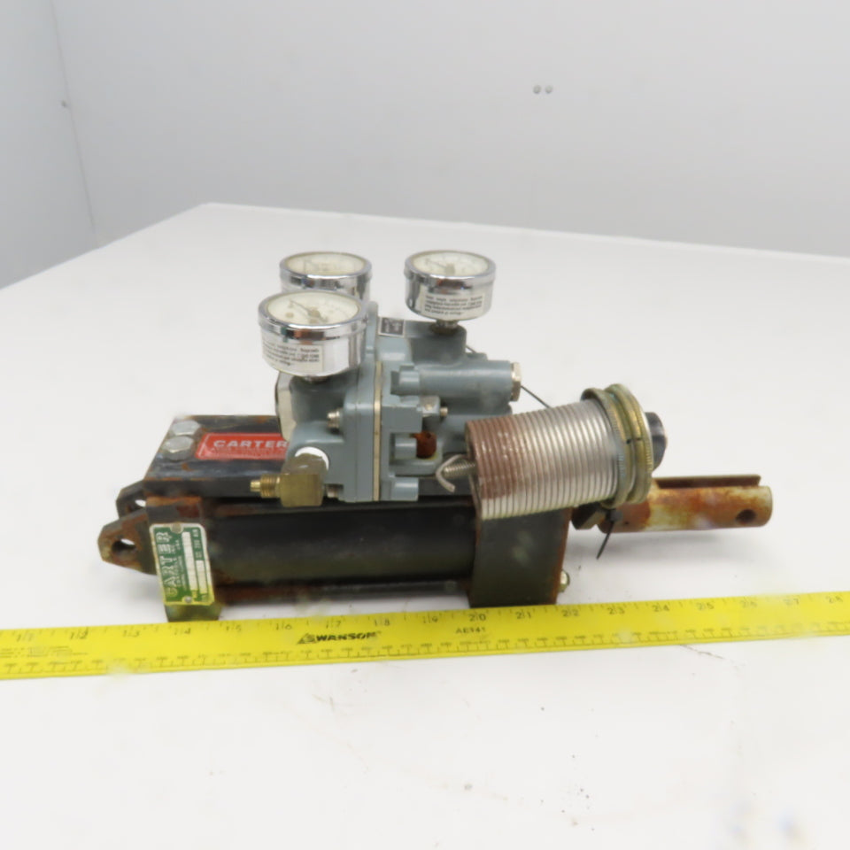 Carter Controls GNNA 2.5x4 4" Stroke Pneumatic Cylinder Valve Positioner Parts