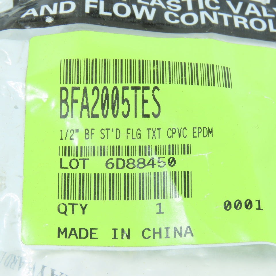 Hayward 1/2" Bulkhead Tank Fitting CPVC/EPDM FPT x FPT