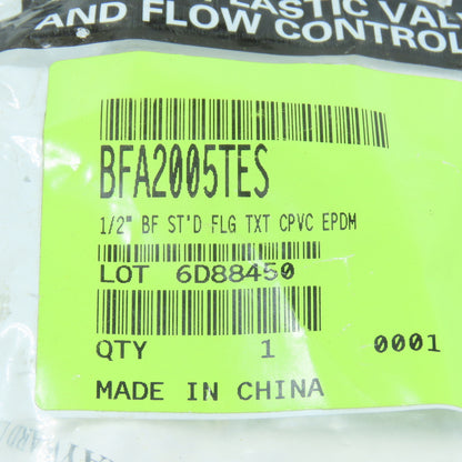 Hayward 1/2" Bulkhead Tank Fitting CPVC/EPDM FPT x FPT