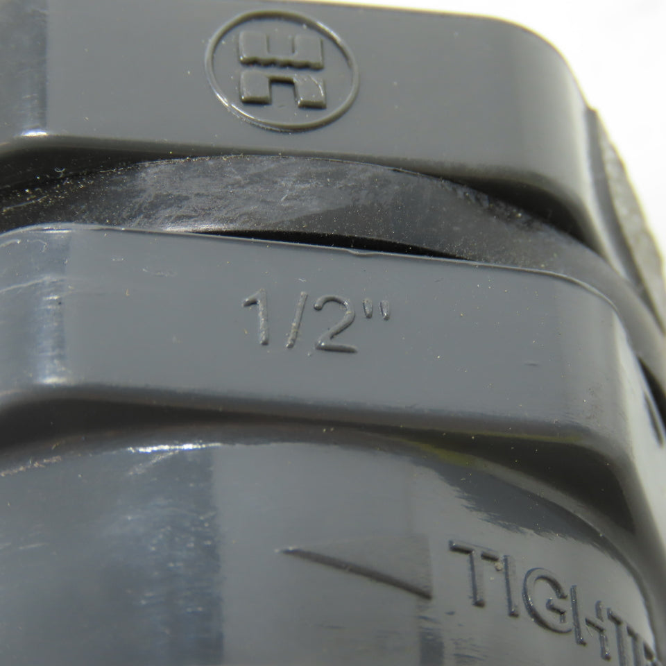 Hayward 1/2" Bulkhead Tank Fitting CPVC/EPDM FPT x FPT Lot of 2