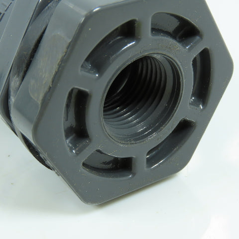 Hayward 1/2" Bulkhead Tank Fitting CPVC/EPDM FPT x FPT Lot of 2