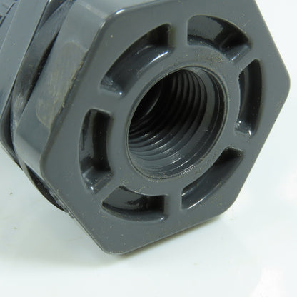 Hayward 1/2" Bulkhead Tank Fitting CPVC/EPDM FPT x FPT Lot of 2