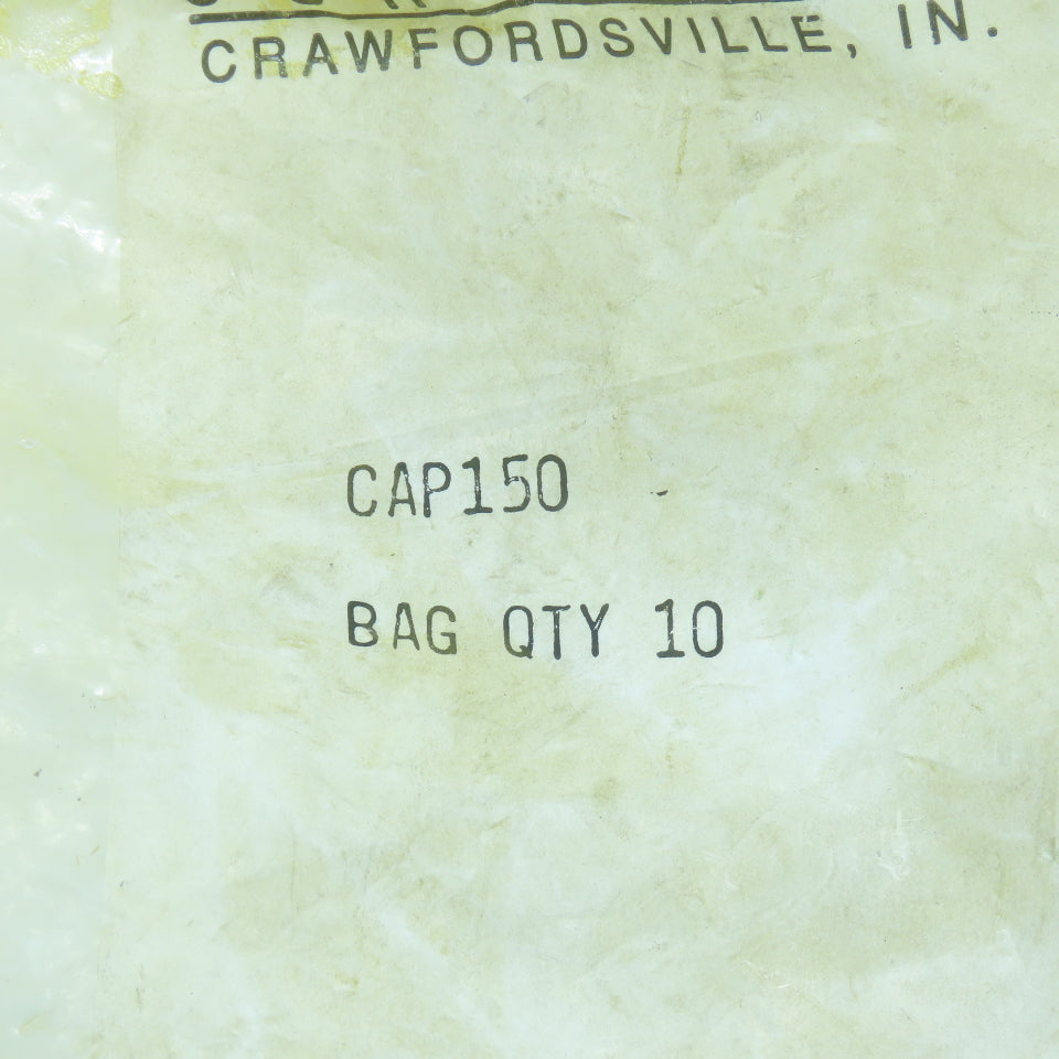 Banjo CAP150 1-1/2" SCH80 Polypropylene Pipe Cap Lot of 10