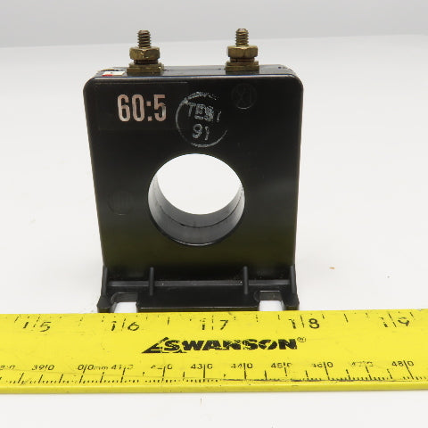 EIL CAT 2 SFT-600 Current Transformer 60:1 Ratio 5A 200-400Hz 600V 10kV