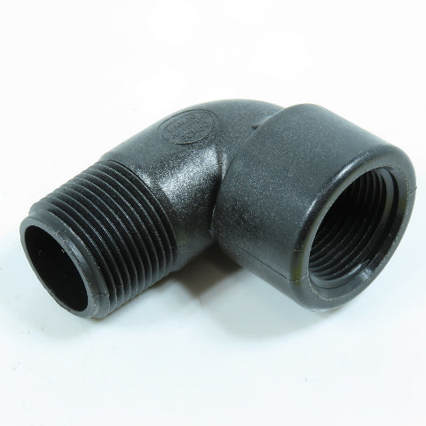 Banjo 1" 90 Degree Street Elbow SCH80 Polypropylene MNPT x FNPT Lot of 5