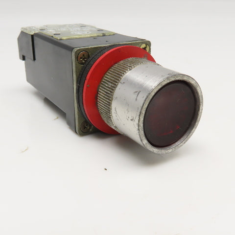 Allen Bradley 800MR-PA16S 120V Red Push Button Illuminated Switch