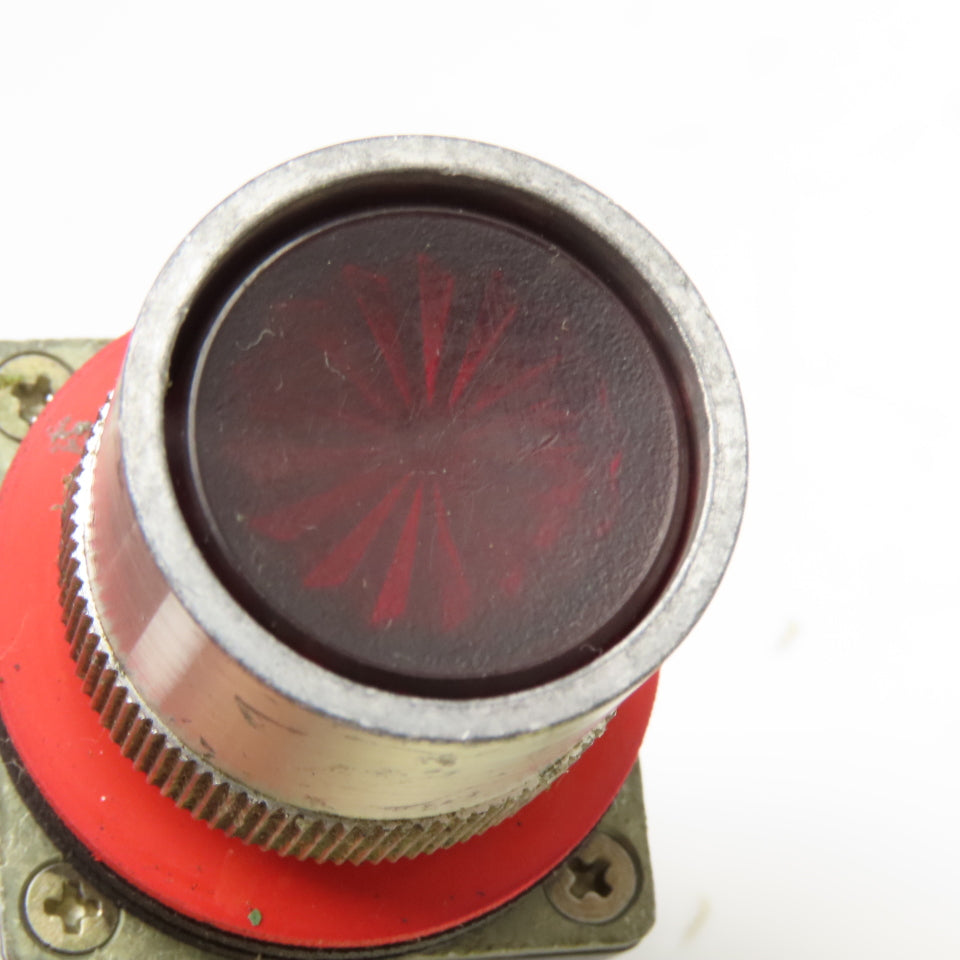 Allen Bradley 800MR-PA16S 120V Red Push Button Illuminated Switch