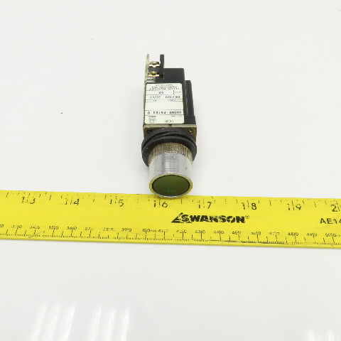 Allen Bradley 800MR-PA16S 120V Green Push Button Illuminated Switch