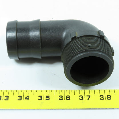 Banjo 2" Barbed x MNPT 90 Degree Elbow SCH80 Polypropylene Lot of 3