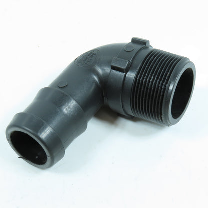 Banjo 1-1/2" Barbed x MNPT 90 Degree Elbow SCH80 Polypropylene Lot of 4