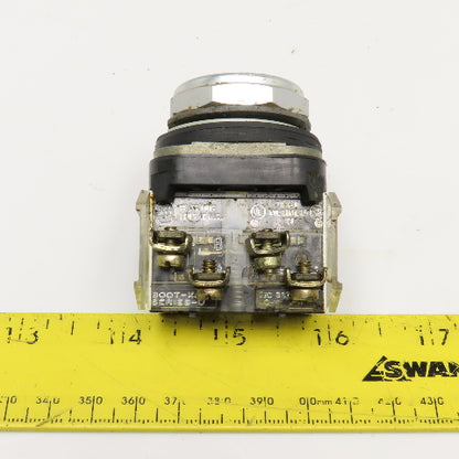 Allen Bradley 800T-A Ser T 600V Momentary Contact Push Button Switch Black