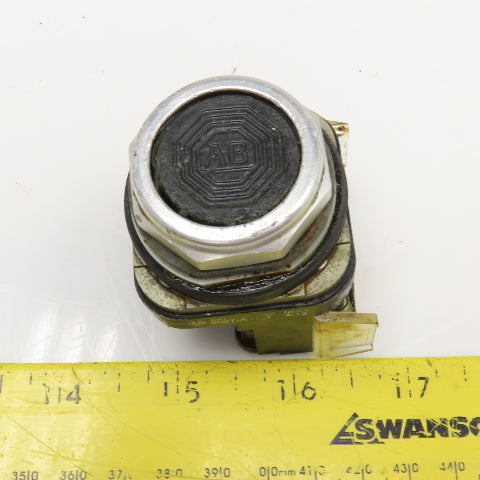 Allen Bradley 800T-A Ser T 600V Momentary Contact Push Button Switch Black