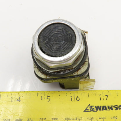 Allen Bradley 800T-A Ser T 600V Momentary Contact Push Button Switch Black