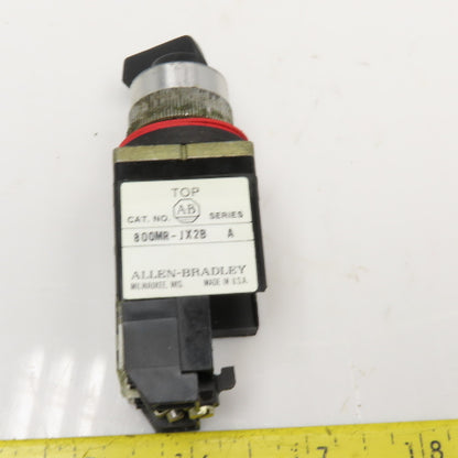 Allen Bradley 800M-XAS 300V 3 Position Selector Switch