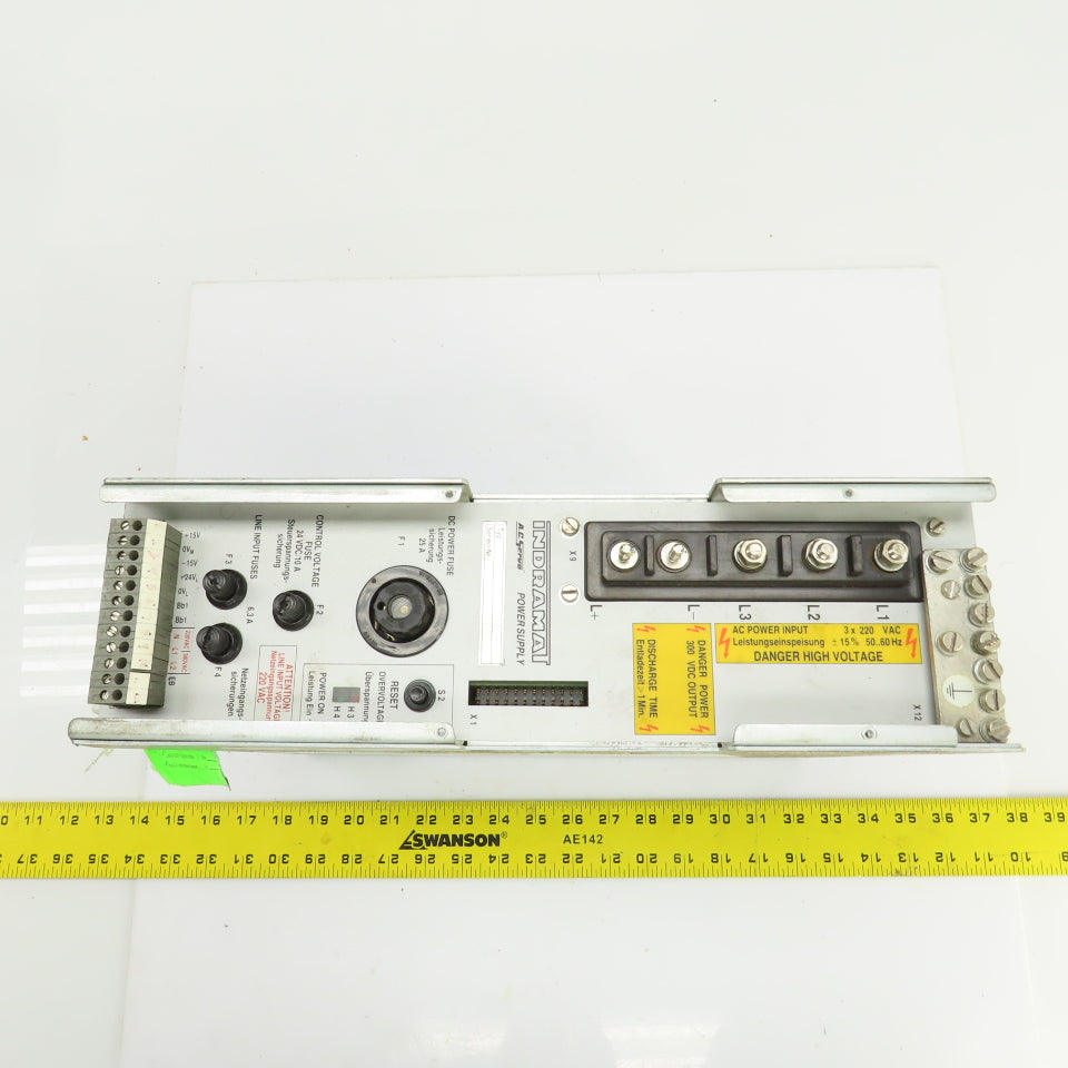 Indramat AC Servo Power Supply 3 X 220VAC Input 300VDC Output