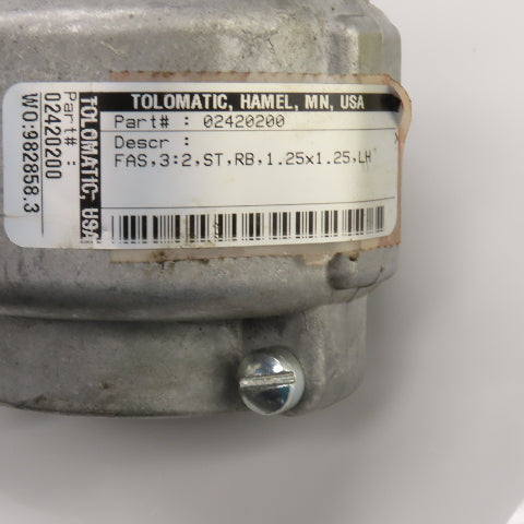 Tol-O-Matic 02420200 Float-A-Shaft 3:2 Ratio Right Angle Gear Box Coupling