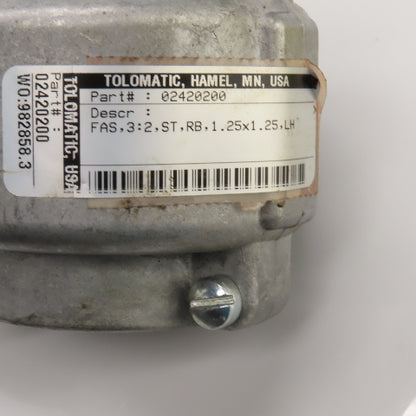Tol-O-Matic 02420200 Float-A-Shaft 3:2 Ratio Right Angle Gear Box Coupling