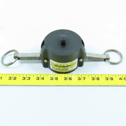 Banjo 150CAP 1-1/2" Female Cam Lever Coupling Dust Cap SCH80 Polypropylene Lot/4