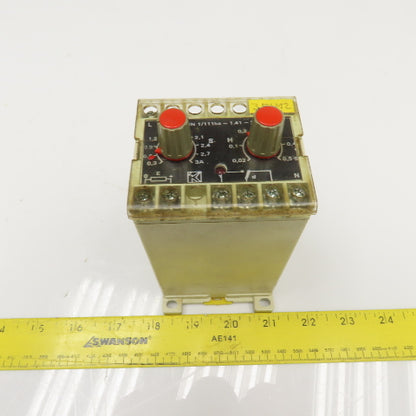 Klaschka GIN 1/111ba-1.41-3 220V 45-62Hz Timing Relay Controller