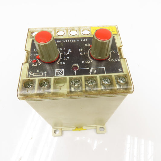 Klaschka GIN 1/111ba-1.41-3 220V 45-62Hz Timing Relay Controller