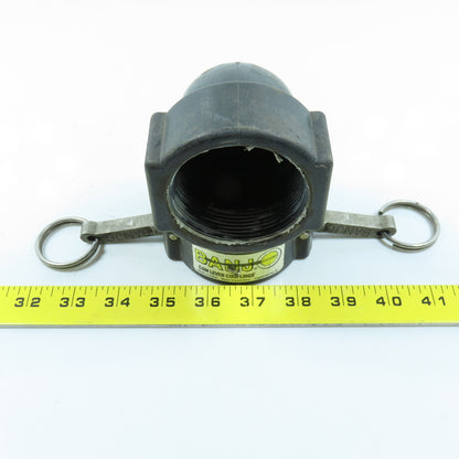 Banjo 200-D-90 2" Female Coupler x FNPT Polypropylene 90° Cam Lever Lot of 2