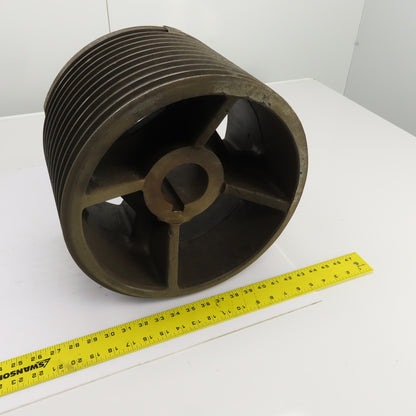 5/8" Wire Rope Guide Drive Pulley For Overhead Cranes 2-7/8" Shaft ID 14-1/4" OD