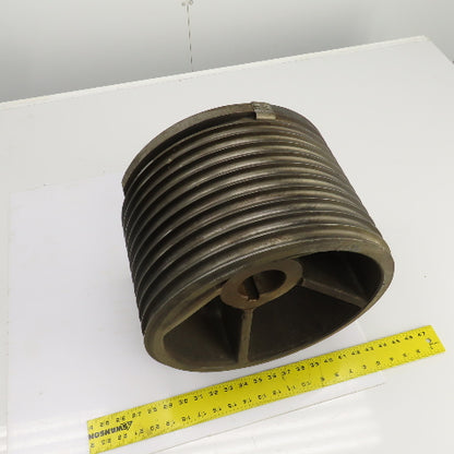 5/8" Wire Rope Guide Drive Pulley For Overhead Cranes 2-7/8" Shaft ID 14-1/4" OD