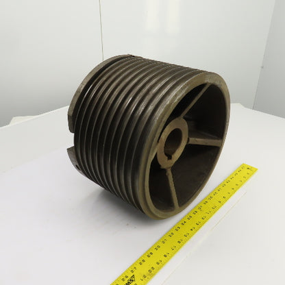 5/8" Wire Rope Guide Drive Pulley For Overhead Cranes 2-7/8" Shaft ID 14-1/4" OD