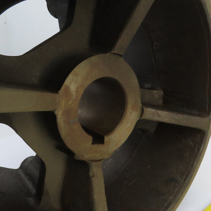 5/8" Wire Rope Guide Drive Pulley For Overhead Cranes 2-7/8" Shaft ID 14-1/4" OD