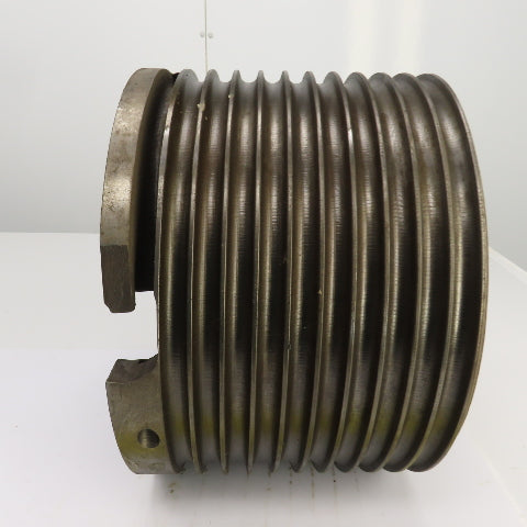 5/8" Wire Rope Guide Drive Pulley For Overhead Cranes 2-7/8" Shaft ID 14-1/4" OD