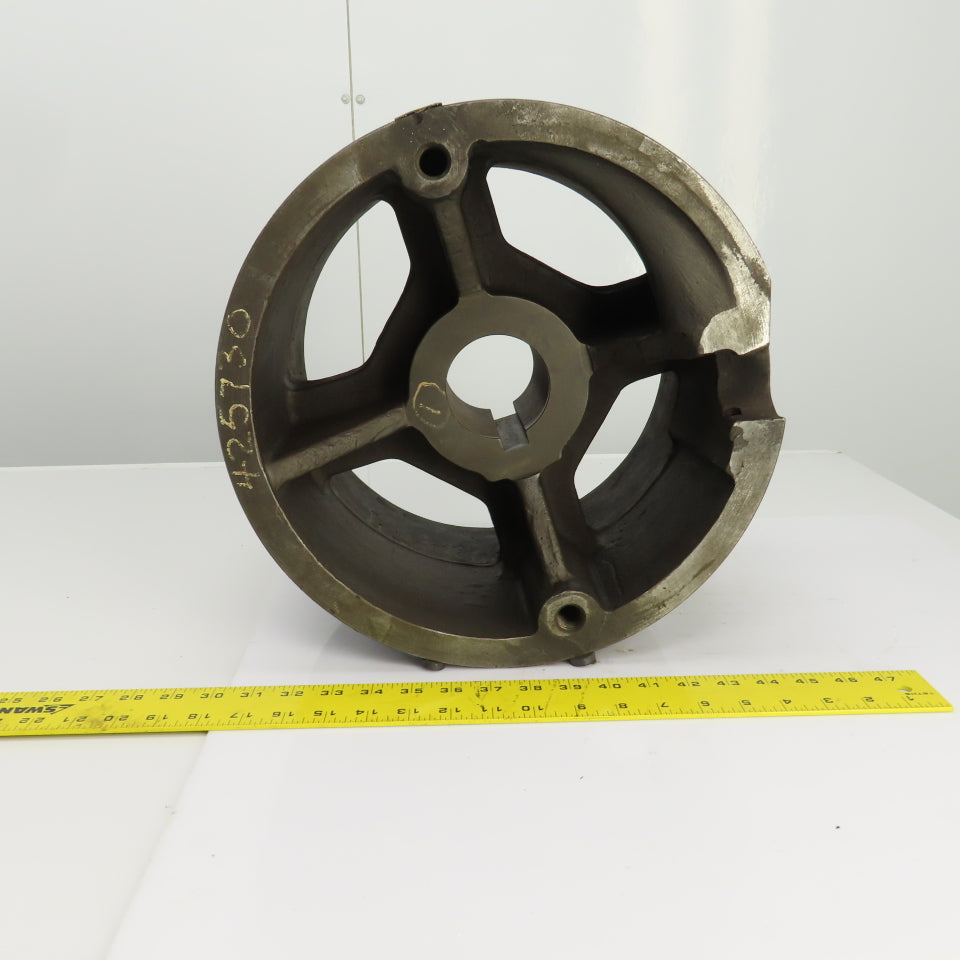 5/8" Wire Rope Guide Drive Pulley For Overhead Cranes 2-7/8" Shaft ID 14-1/4" OD