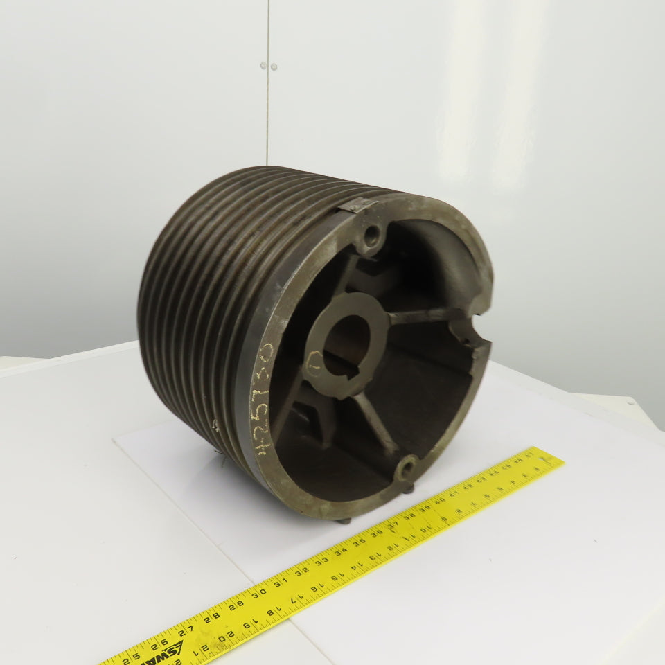 5/8" Wire Rope Guide Drive Pulley For Overhead Cranes 2-7/8" Shaft ID 14-1/4" OD