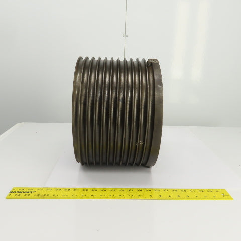 5/8" Wire Rope Guide Drive Pulley For Overhead Cranes 2-7/8" Shaft ID 14-1/4" OD