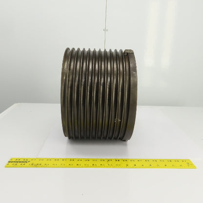 5/8" Wire Rope Guide Drive Pulley For Overhead Cranes 2-7/8" Shaft ID 14-1/4" OD