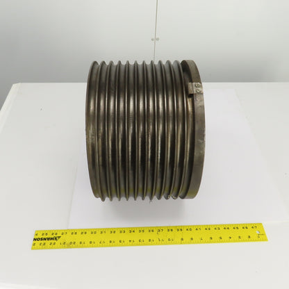 5/8" Wire Rope Guide Drive Pulley For Overhead Cranes 2-7/8" Shaft ID 14-1/4" OD