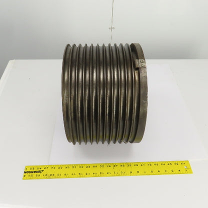 5/8" Wire Rope Guide Drive Pulley For Overhead Cranes 2-7/8" Shaft ID 14-1/4" OD