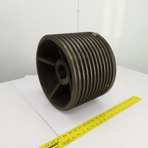 5/8" Wire Rope Guide Drive Pulley For Overhead Cranes 2-7/8" Shaft ID 14-1/4" OD
