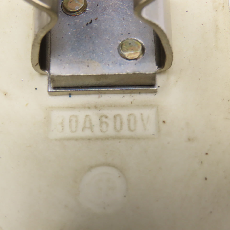 EFEN 30A 600V Ceramic Fuse Holder Lot Of 3