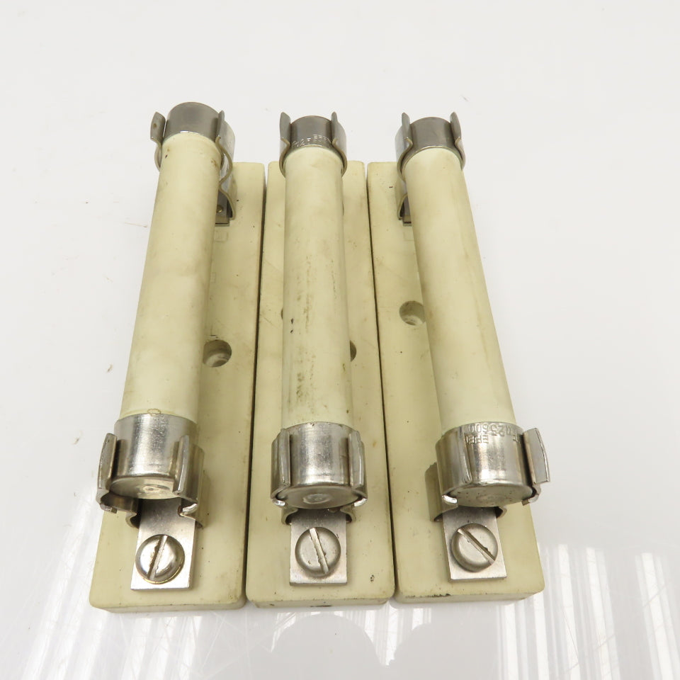 EFEN 30A 600V Ceramic Fuse Holder Lot Of 3